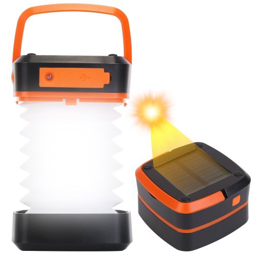 Solar Camping Lantern LED Collapsible Tent Lamp USB Rechargeable Portable Emergency Camping Light for Hiking Fishing Outdoor Solar Camping Lantern LED Collapsible Tent Lamp USB Rechargeable Portable Emergency Camping Light for Hiking Fishing Outdoor